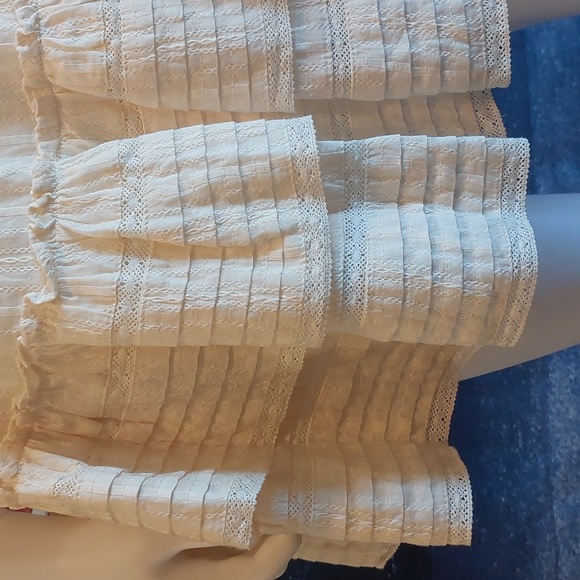 American Eagle Boho Gauze Tier Skirt XL - Picture 4 of 6